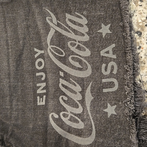 COCA-COLA X LUCKY BRAND HI-RISE MOM SHORT. SIZE 8/29 - Picture 11 of 14